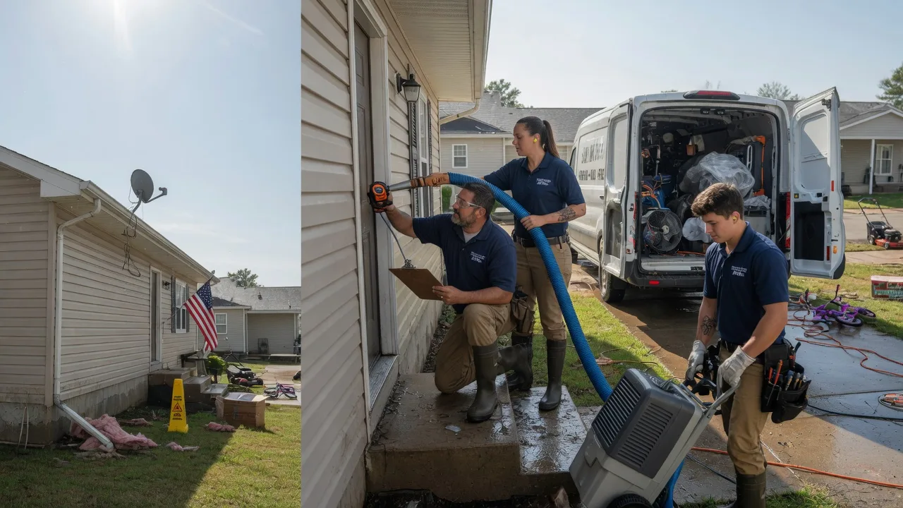 Ceiling Water Damage Restoration in Coral, PA near me